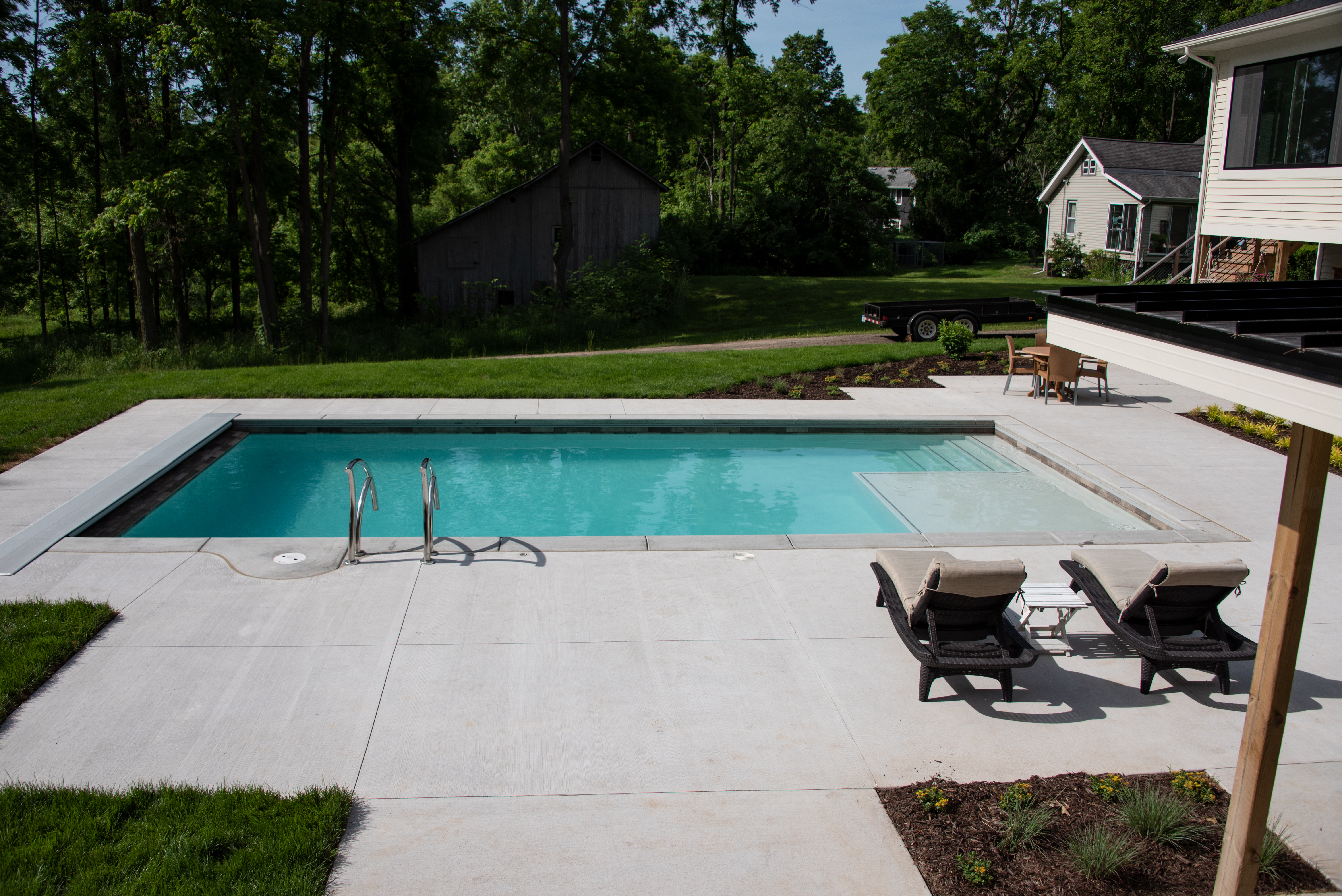 concrete pool
